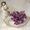 Decoratieve bloemen 42 Hoofd Artificial Plastic Flower Handmade Babysbreath Bouquet Fake Plant Gypsophila Floral Arrange for Wedding Home