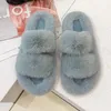 Slippers Winter Women House Furry Slippers Fashion Faux Fur Warm Shoes Slip On Flats Female Home Slides Black Plush Indoor Ytmtloy 231120