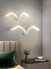 Wandleuchten Möwe Lampe Nordic Kinder LED Moderne Wohnzimmer Sofa Hintergrundleuchte Kreative Schlafzimmer Nachttisch