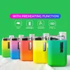 4.0ml 세라믹 코일 두꺼운 오일 일회용 vape 박스 전자 담배 키트 키트 300mAh 재충전 가능한 배터리 4 그램 4ml 포드 빈 일회용 펜