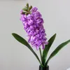 Dekorativa blommor Heminredning Arrangemang Filler Real Touch Office Table Artificial Hyacinth Violet Flower Branch Wedding Decoration