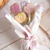 Stampi da forno Stampo per biscotti a forma di tulipano Stampo a forma di fiore Stampi per mini torte in plastica per decorazioni glassate Biscotti per la festa della mamma