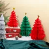 Noel Süslemeleri 3d Bealar Ağaç Süsleri DIY Kağıt Noel Hakkalanma Kolye Happy Year Party Ev Dekorasyonu 20/25/30cm