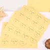 선물 랩 100pcs 라운드 투명한 디자인 해피 년 씰 스티커 DIY 데코 스티커 라벨 문구 용품