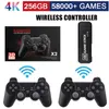 Spelkontroller Joysticks GD10 Stick 256G 4K HD Video Console Dual Wireless 24G Controller Vintage 58000 PSP Christmas Gift 231120