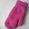 Beş Parmak Eldivenleri Çift Katmanlı Kış Kadınlar İçin Sıcak Kürklü Kürek Kadın Kalın Termal Guantes Bayanlar DIY Mittens Sol Color1