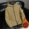 Designer-Outdoor-Jacke für Herren, schwarze Baumwolljacke für Herren, Straßenjacke, Windjacke, Deckmantel