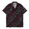 Designer shirts heren mode geometrische print bowling shirt hawaii bloemen casual shirts mannen slanke fit korte mouw variëteit m3xlllllllll