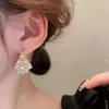 Pendientes de aro japoneses coreanos grandes y pequeñas perlas para mujer moda Bijoux Femme Brincos