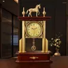 Tabel klokken Europese stijl koperen klok winnen direct succes decoratie messing ornament gepersonaliseerd creatief Chinese stijl bureau