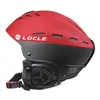 Skidhjälmar Locle Men eller Women Ski Helmet Ultralight Skiing Helm CE Certifiering Abseps Snow Skateboard Ski Snowboard Helmet 52-61CM 231120