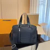 Bolsas de laptop Homens Bolsa Pastas Bolsas de Ombro Crossbody Designer Bolsas Mens Moda Casual Retro Alta Capacidade Bolsa Maleta 231115