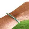 Bracelets de charme boho 4mm Blue Bracelet Bracelet Cut Surface Metal Mulheres ajustáveis ​​Mulheres 2021 Jóias Bracele4430623