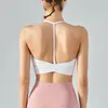 Al0lulu Yoga T-back Suspender BH-stötproof sportunderkläder