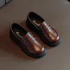 Scarpe basse Ragazzi Pelle Oxford inglesi Bambini Appartamenti casual Mocassini per bambini Slip-on Semplice classico 2023 Primavera Autunno Per Matrimonio Morbido