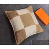 クッション/装飾枕デザイナー寝具室の装飾枕カバーカウチチェアソファオレンジカーシックカシミアクッションmtis dhfxa