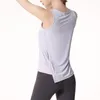 AL0LULU Canottiera sportiva da yoga T-shirt da donna con canotta da yoga