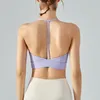 Luluwomen Yoga T-back Jarretelles Soutien-gorge Antichoc Sous-vêtements de sport