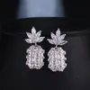 Boucles D'oreilles Bettyue Marque 3 Couleurs Ananas De Mode Charme Design Élégant Cubique Zircon Boucle D'oreille Pour Les Femmes De Mariage Bijoux Cadeau De Fête