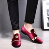 Sapatos de vestido sapato moda festa para homens designer deslizamento em mocassins masculino italiano marca de luxo casamento mocasines hombre 231120