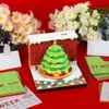 Huis Tuin Omoshiroi Blok Kerstboom 2024 Kalender 3D Kladblok Notitiepapier Kunst Bureau Memo Pad Met Led Verjaardagscadeau 231121