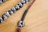 Strand ML139 Tibetan Buddhist 108 Beads Yak Bone Rosary Necklace Tibet Hand Painted OM Mantras Prayer Mala Bracelet