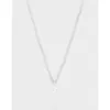 Łańcuchy Mały i luksusowy design jasny srebrny łańcuch wielowarstwowy Naszyjnik 925 STERLING COLLARBONE