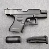 G26 Gen4 Alloy Water Gel Blaster Metal Toy Gun Manual Shooting Model for Adults Collection Movie Look Like Real Props