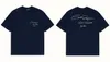Herr t-skjortor cole buxton t-shirt designer sommarstil brun royal blue skrapad slogan tryck cb casual short hylsa topp tees lösa 197