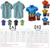 Men's Casual Shirts Fashion Mens Hawaiian Summer Shirt Printed Short Sleeve Big Us Size Hawaii Flower Beach Floral Patterns For Male 230421