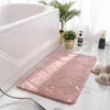 Bath Mats Faux Hair Non-Slip Super Absorbent Bathroom Rugs Soft Comfortable Shower Bathtub Side Carpet Big Small Size Mat