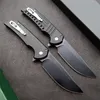 Offerta speciale Coltello pieghevole tattico Mordax Flipper CPM-20CV Lama nera Maniglia in alluminio aeronautico CNC Coltelli tascabili esterni EDC