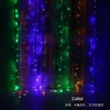 Noel Süslemeleri 3x3m 300 LED String Işık Peri Düğün Bahçesi Perde Dekorasyonu 231121