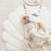 Tapis Nordique coquille forme coton tapis de sol chambre d'enfants bébé ramper tapis infantile tapis de jeu enfants décoration de la maison accessoires de photographie 231121