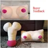 Kussen/decoratief kussen 1 st plush kussen grote borsten borstspeelgoed penis lul paar grappige geschenken erotische sexy kawaii valentijnsdag pres dh1h9