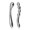 Stainless steel heavy prostate massager masturbation stick backyard bolt anal plug adult sex toys.