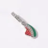 925 ciondoli in argento con perline si adattano al fascino pandora Dangle New Cute Fruit Banana Apple Pineapple Bead