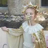キャップ帽子幼児の女の子クラウンキッズクリスマスハットバースデージュエリースパンコールパーティースターヘッドドレスお祝いの装飾
