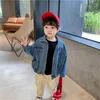 Jackets Spring Kids Boy Baby Waist Loose Denim Jacket Clothes For Toddler Boys Outfits Casual 1-6 Years Clothing Coats