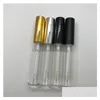 Packing Bottles Container 10Ml Cosmetic Lip Glaze Brush Makeup Tool Refillable Bottle Diy Lips Gloss Oil Wand Tube W0111 Drop Delive Dhgqh