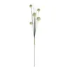 Decorative Flowers Beautiful Artificial Flower Non-fading Fake Single Branch False Dandelion Table Decor