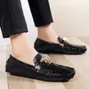 Kleid Schuhe Marke Casual Hohe Qualität Männer Leder Schlange Erbse Frühling Sommer Damen Mokassin Loafer 231120