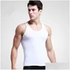 Canottiere da uomo Mens 3 pezzi / lotto 2021 Estate Slim Fit Cotton Solid Underwear Men Quality Casual Sleeveless Tee Pack Of Drop Delivery Dhadl