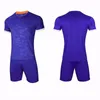 Kinderen Volwassen voetbaltruien jongens en meisjes voetbalkleding sets jeugdvoetbalsets training jersey pak met sokken+shin bewakers 004