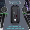 Möss Bluetooth Wireless Mouse USB Optical uppladdningsbar för dator bärbar dator PC Gaming Gamer 2 4GHz 1600DPI 231117