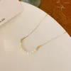 チェーン販売シンプルなデザイン天然淡水真珠14Kゴールドフィルドメス女性卸売ジュエリー女性の誕生日プレゼント