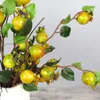 Dekorative Blumen, künstliche Blumenarrangements, Weihnachtspicks, Zubehör, Fruchtsimulation, Granatapfelblume