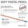 Ołówki Kalour 50 sztuk Profesjonalne miękkie pastelowe ołówki drewniane odcienie skóry pastelowe ołówki do rysowania 230420