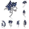 Brooches Glass Alloy Brooch European And American Selling Manufacturers Direct Spot Supply Clothing Accessories