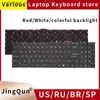 Toetsenborden US Russische Laptop Toetsenbord Met Achtergrondverlichting Voor Msi GT72 GE62VR GL62M 7RD MS-16H2 MS-16J5 MS-16L1 MS-16J3 CX72 CR62 CR72 MS-17A1 Q231121